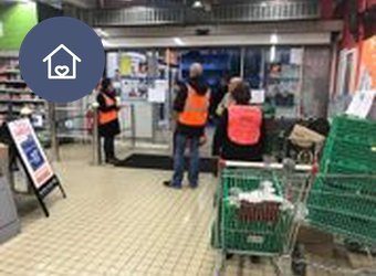 Accueillir les familles évacuées